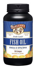 Barlean's Fish Oil Omega 3 EPA DHA Joint Brain Heart Health 250 Softgels