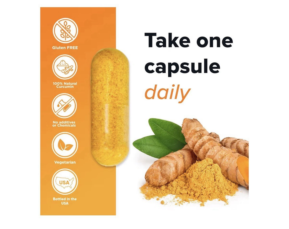 Natleo USA Supplements Theracurmin Turmeric Curcumin High Absorption 60capsules