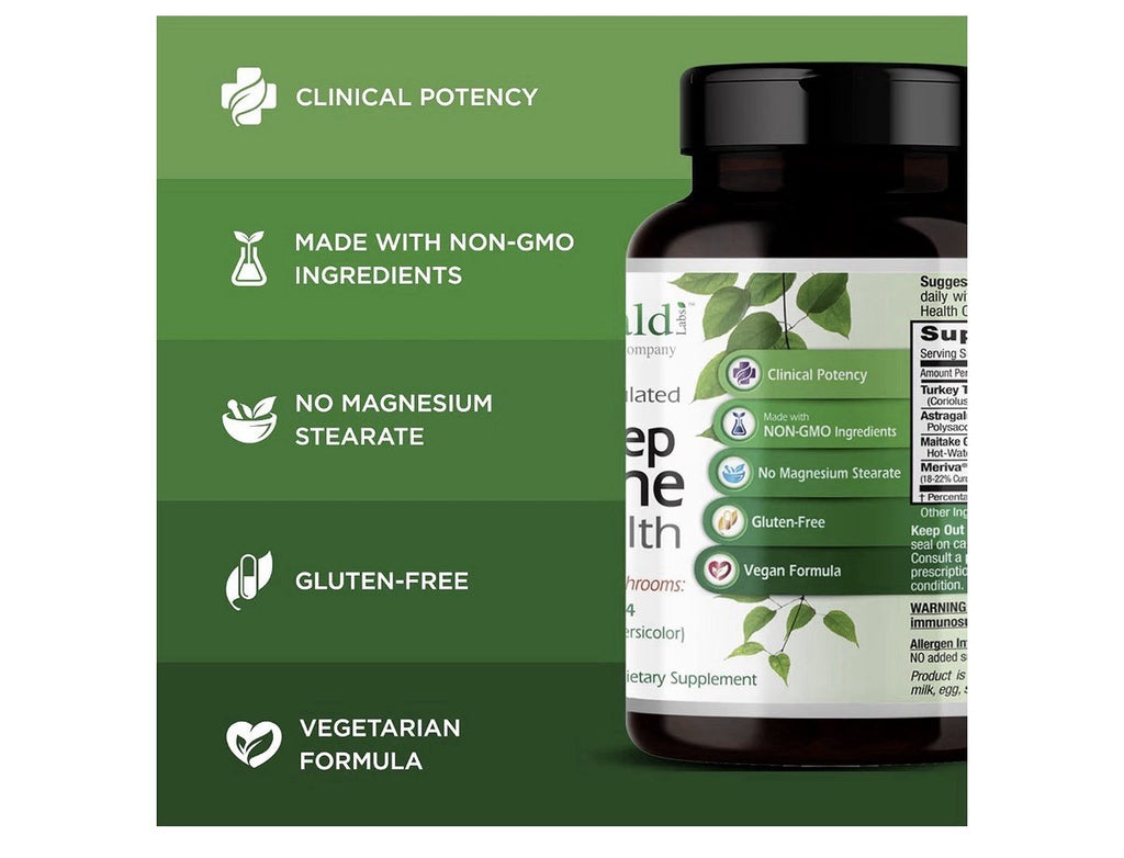 EMERALD LABS S Deep Immune Health Support Hot-water Extracted Mushroom 60capsule