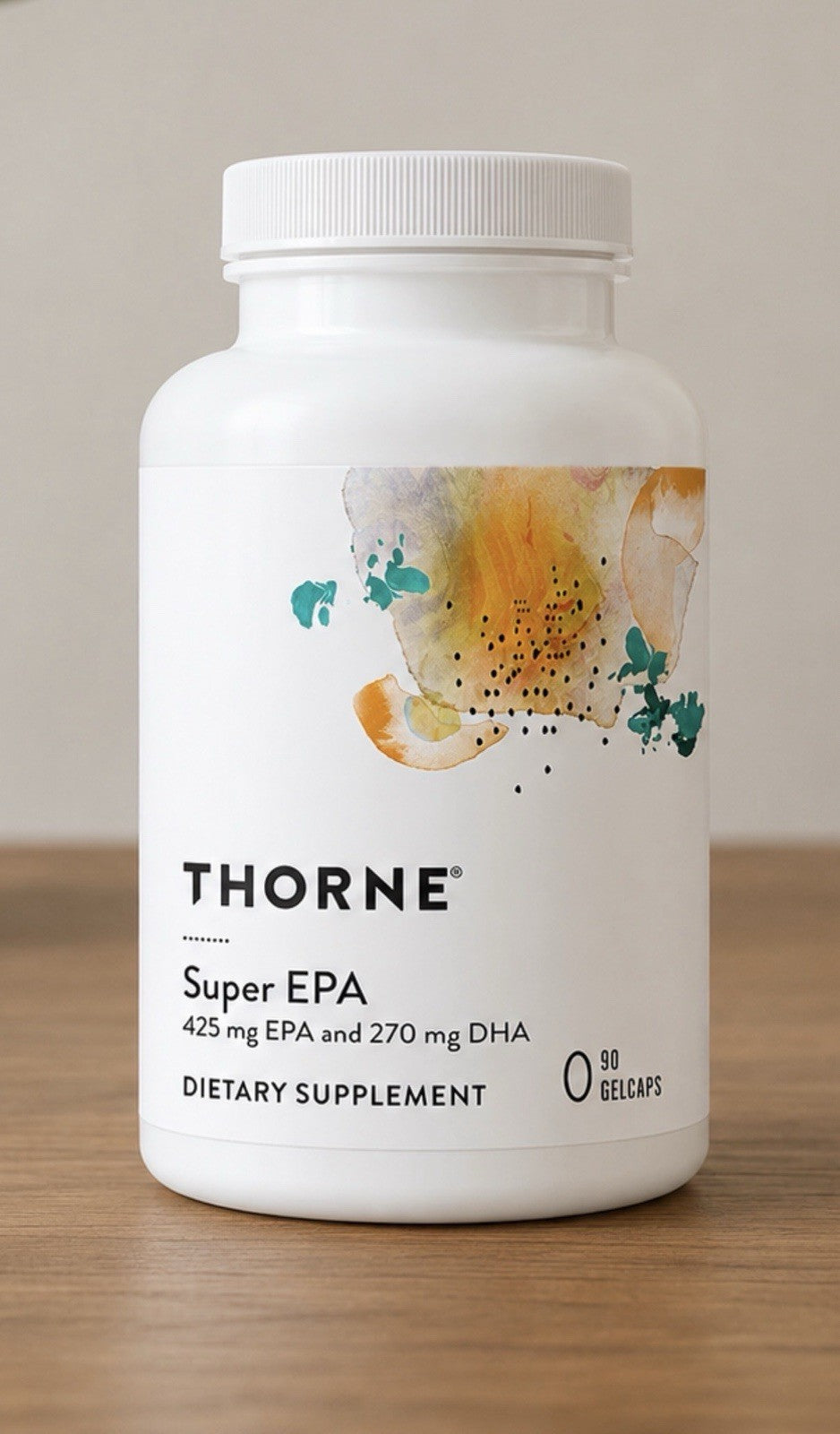 Thorne Super EPA 425 mg and 270 mg DHA Dietary Supplement 90 Softgels