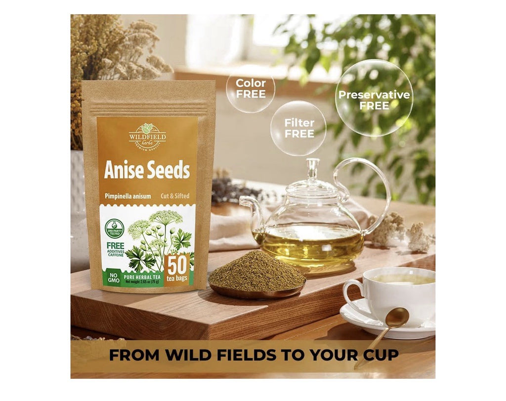 Wildfield Herbs Dried Anise Seeds Anaise Herb Pimpinella Anisum Semilass De Anis