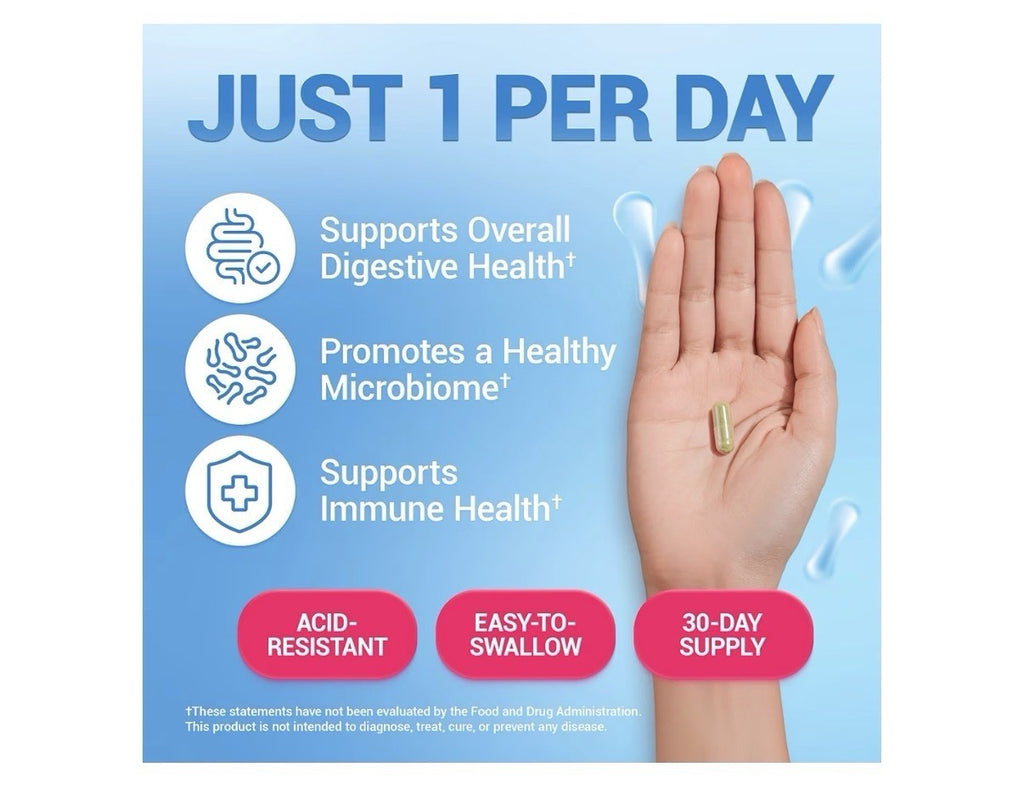 Dr. Berg Probiotics Probiotic Blend 60 Billion CFUs  For Digestive Health 30caps