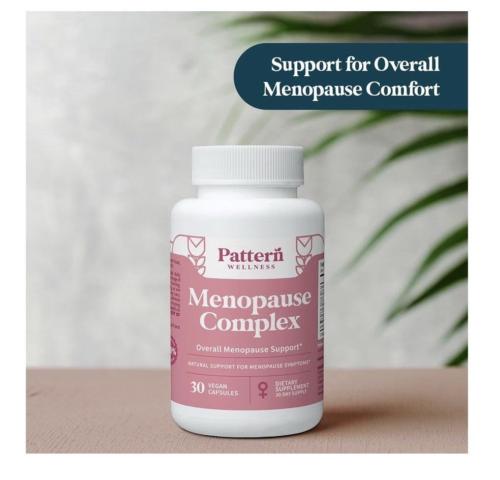 Pattern Wellness Menopause Complex Natural Supports Menopause Symptoms 30capsule