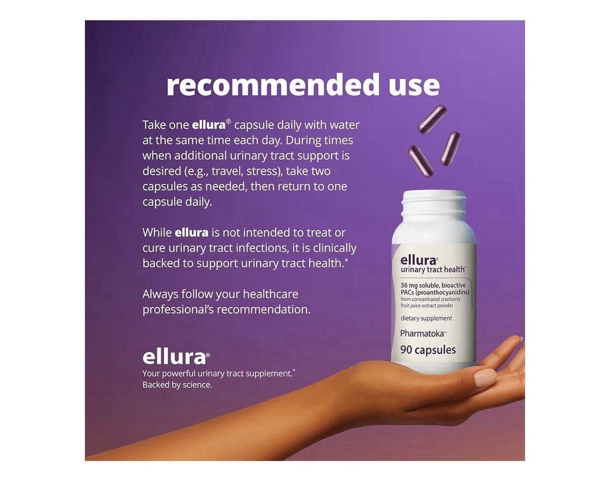 Pharmatoka ellura Urinary Tract Health Dietary Supplement 30 Capsules