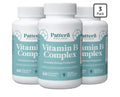 3 Pack Pattern Wellness Vitamin B Complex Promotes Energy Production Cognitive