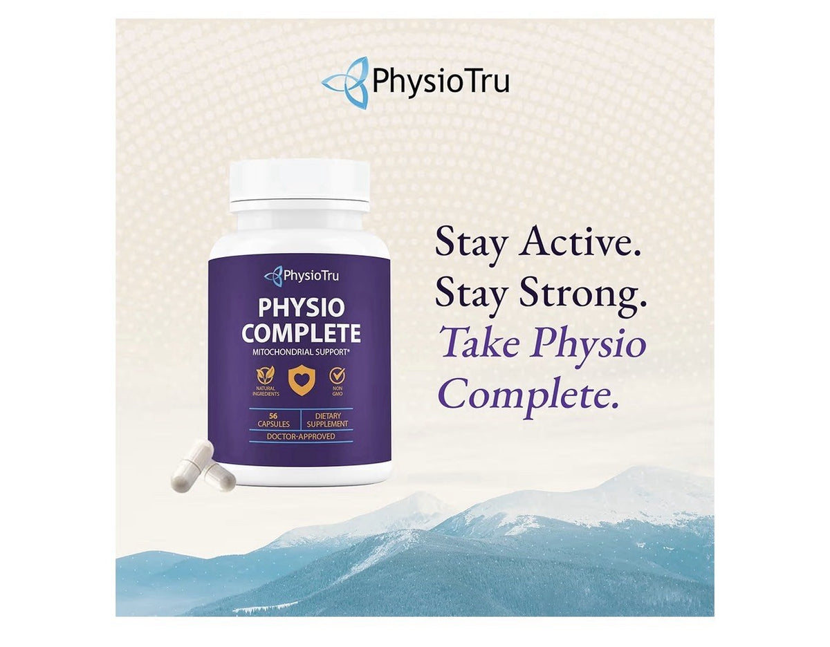 3Pack PhysioTru Physio Complete Mitochondrial Support Antioxidant Energy Support