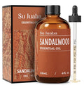 SUJUABA Sandalwood Oil 4 FlOoz Natural Aromatherapy Skin Hair Care Relaxation