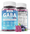 Nextdia GABA Calm Gummies 500 mg with L Theanine 5-HTP Vitamins B6 60 Gummies
