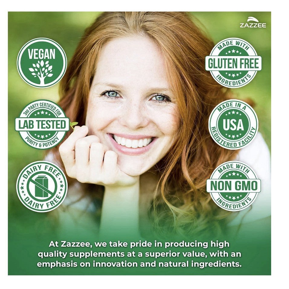 Zazzee Organic Milk Thistle 80% Silymarin Flavonoids Healthy Liver Function 60ca