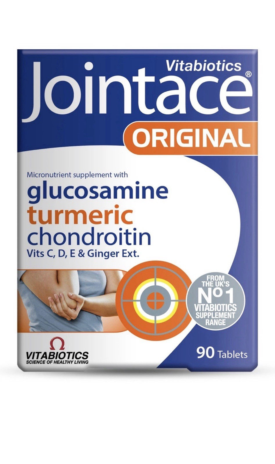 Vitabiotics Jointace Glucosamine Tumeric Chondroitin Origional 90 Tablets