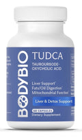 BodyBio TUDCA Pure Tauroursodeoxycholic Acid Supplement Liver Detox Fat Metab