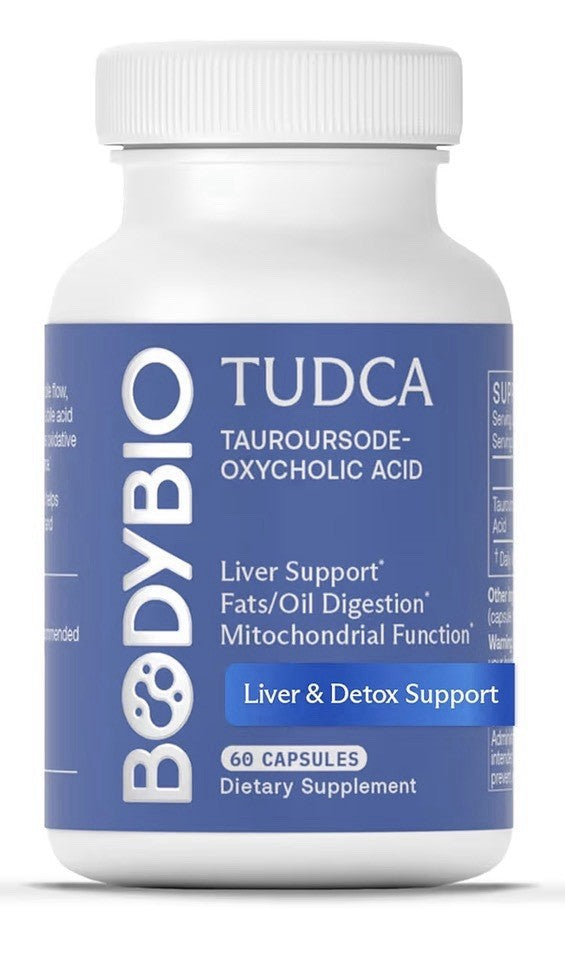 BodyBio TUDCA Pure Tauroursodeoxycholic Acid Supplement Liver Detox Fat Metab