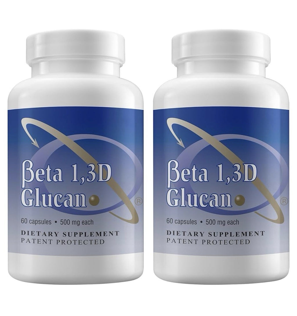 2 Pack Transfer Point Beta 1,3D Glucan Immune Support 500 mg Dietary Supplement