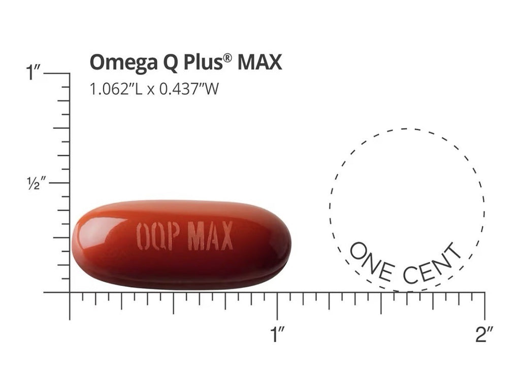 Dr. Sinatra Omega Q Plus MAX With Omega 3 CoQ10 Resveratrol Turmeric 60 Softgels