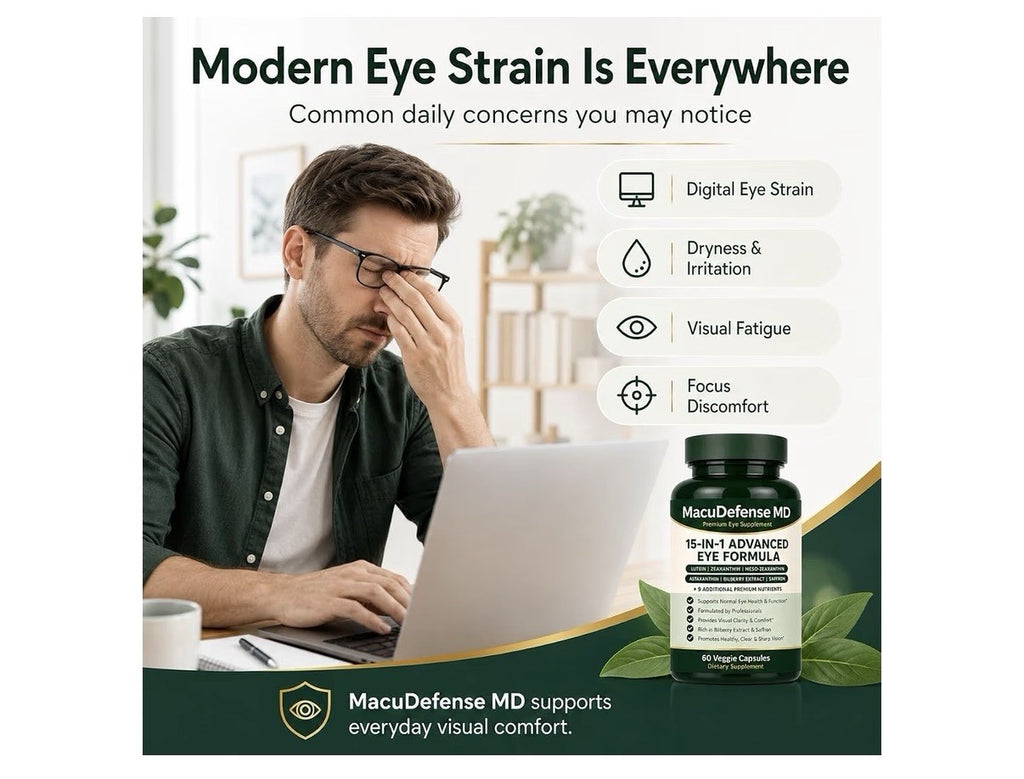 Macudefense MD 15-in-1 Advanced Eye Formula Eye Health Vision Support 60 Capsule