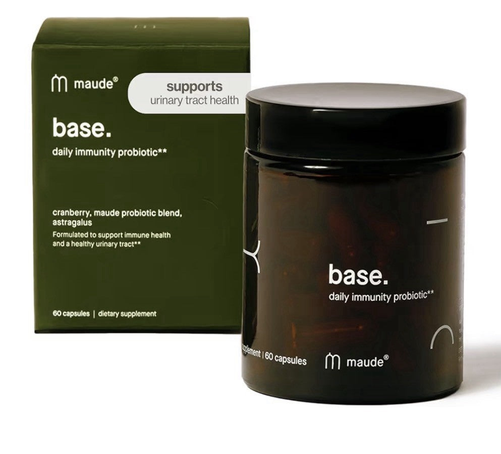 MAUDE Base Daily Immunity Probiotic Digestive Health Urinary Tract Health 60caps