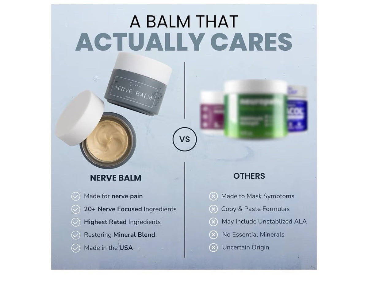Lune Nerve Balm Neuropathy Cream for Burning Tingling & Numbness In Feet 100ml