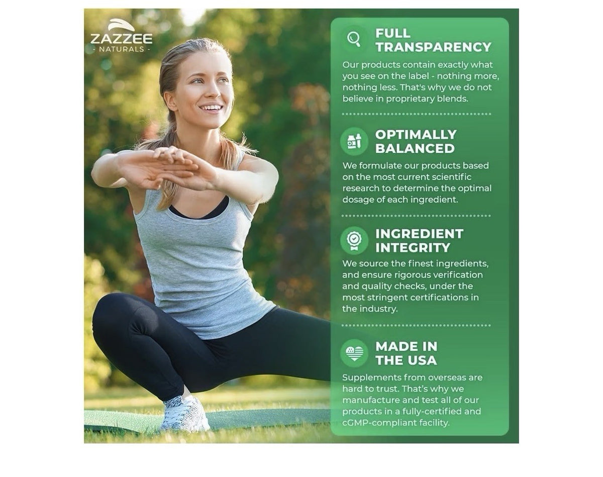 Zazzee Organic Cranberry Healthy Urinary Tracy Support 2 Month Supply 60 Capsule