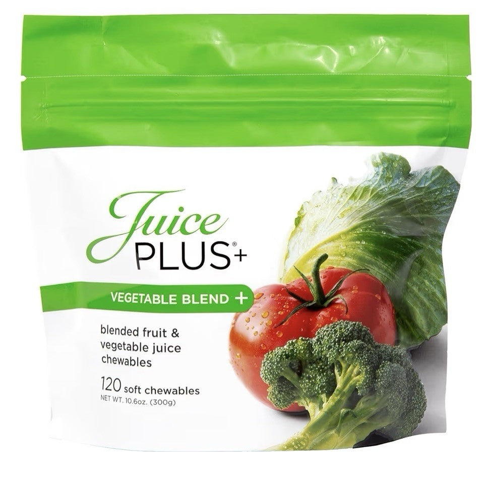 JuicePlus+ Vegetable Blend + Soft Chews Chewables Delicious Vegan 120 Chewables
