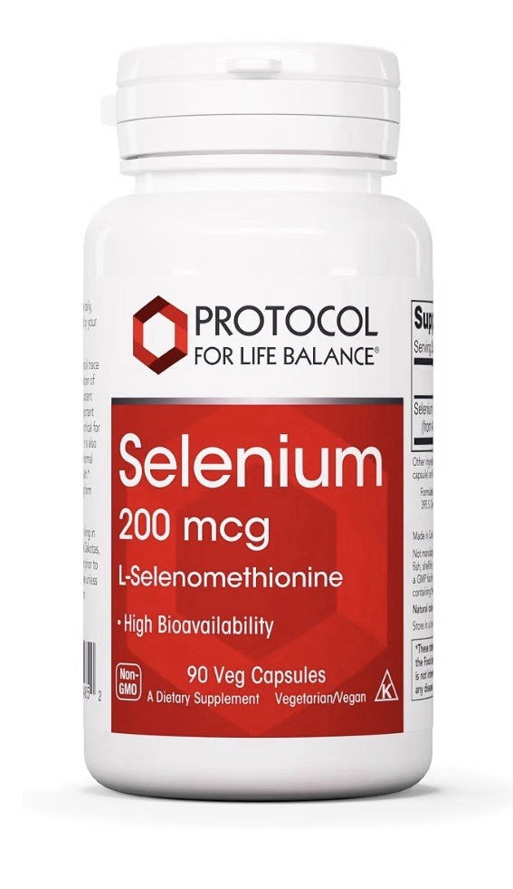 Protocol for Life Balance Selenium 200 mcg Thyroid Immune Prostate Health 2 Pack