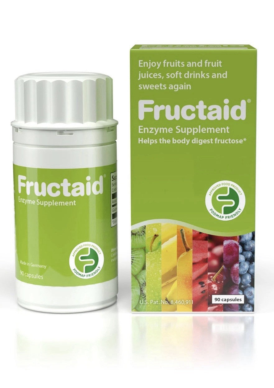 Fructaid Enzyme Supplement Enjoy Fruits, Soft Drinks And Sweets Again 90Capsules