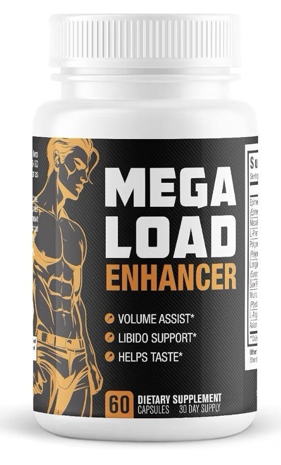 Mega Load Enhancer Semen Volume Booster Men Supplement Increase Load Size 60Caps