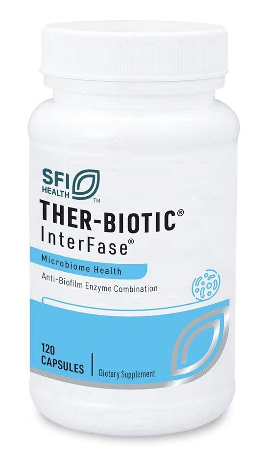 SFI Health Ther-Biotic InterFase Microbiome Health Multi Enzyme Formula 120 Caps