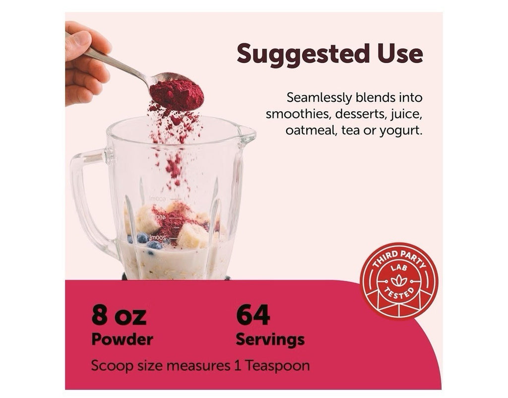 Micro Ingredients Organic Beet Root Juice Powder Raw Superfood 8 oz