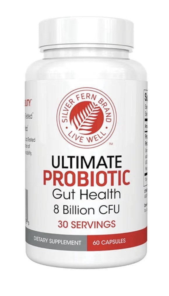 Silver Fern Brand Ultimate Probiotic Probiotics Women Men 8 Billion CFU 60 Caps