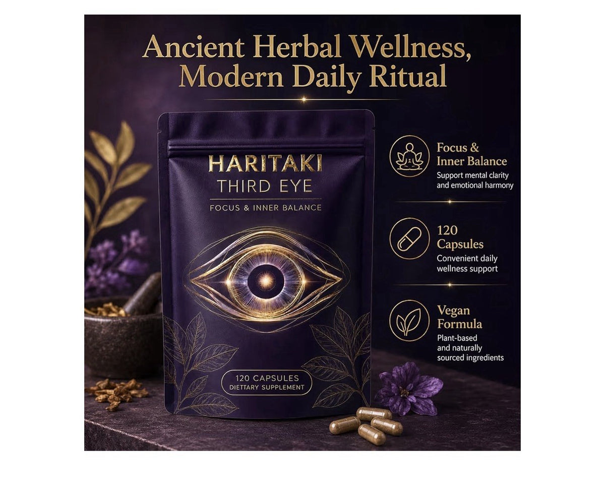 HARITAKI Third Eye Mental Clarity Awaken Intuition  Inner Balance Energy 2 Pack