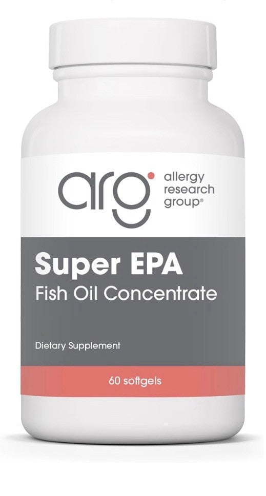 ARG Super EPA Fish Oil Concentrate DHA Cardiovascular Brain Health 60 Softgels