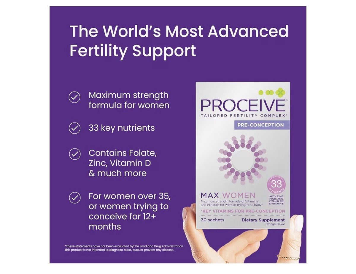 Proceive Tailored Fertility Complex for Women Pre Conception Max Women 30Packets