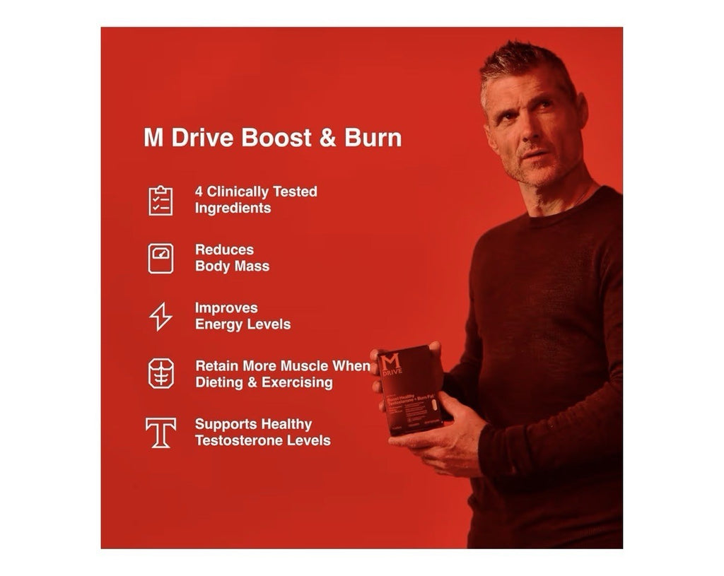Mdrive Boost Healthy Testosterone and Burn Fat Support Energy Lesn Muscle 75caps