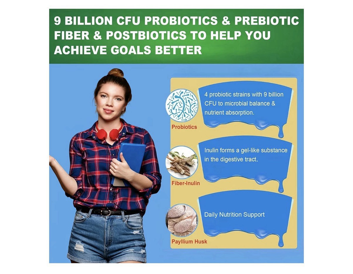 Nextdia Butyrate Gummies 9 Billion CFU Probiotic +Prebiotic+Postbiotic 60gummies