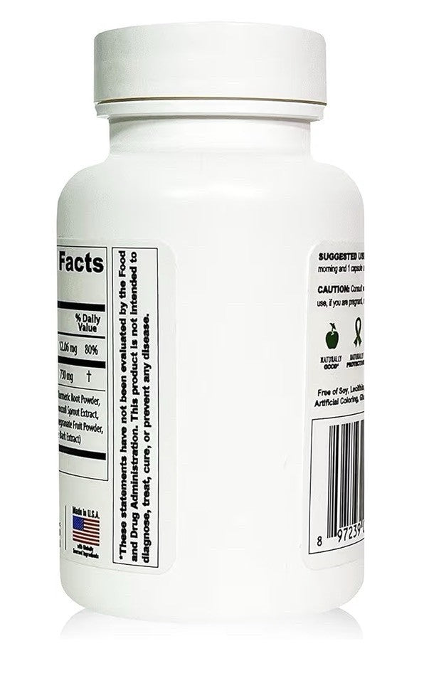 The Delgado Protocol for Health DHT Block DHT Blocker Supplement Skin Acne 60cap