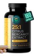 Citrus Bergamot Extract 1000mg Natural 25:1 Citrus Bergamot Supplement 180 Caps