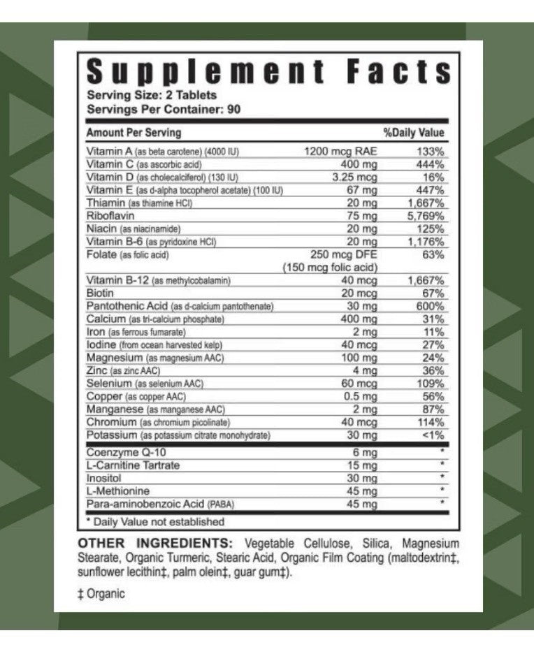 4 Pack Youngevity Ultimate Daily Mega Multivitamin Vitamins and Minerals