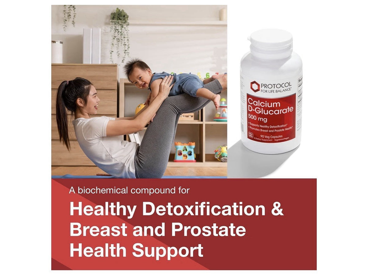 Protocol for Life Balance Calcium D-Glucarate 500mg Healthy Detoxification 90cap