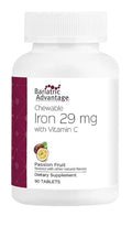 Bariatric Advantage Chewable Iron 29 mg for Bariatric Surgery Patients 90Tablets