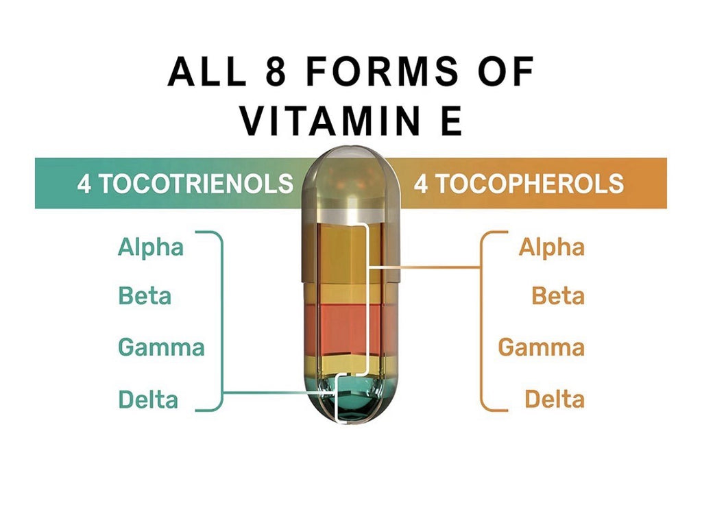Procapsin Vitamin E-T8 with All 8 Tocopherols and Tocotrienols 180 Capsules