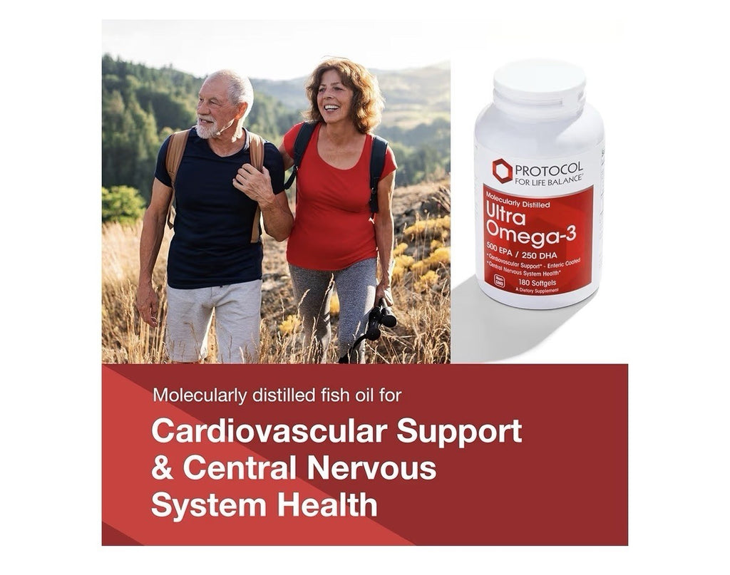 2 Pack PROTOCOL FOR LIFE BALANCE Ultra Omega-3 Fish Oil Cardiovascular Support