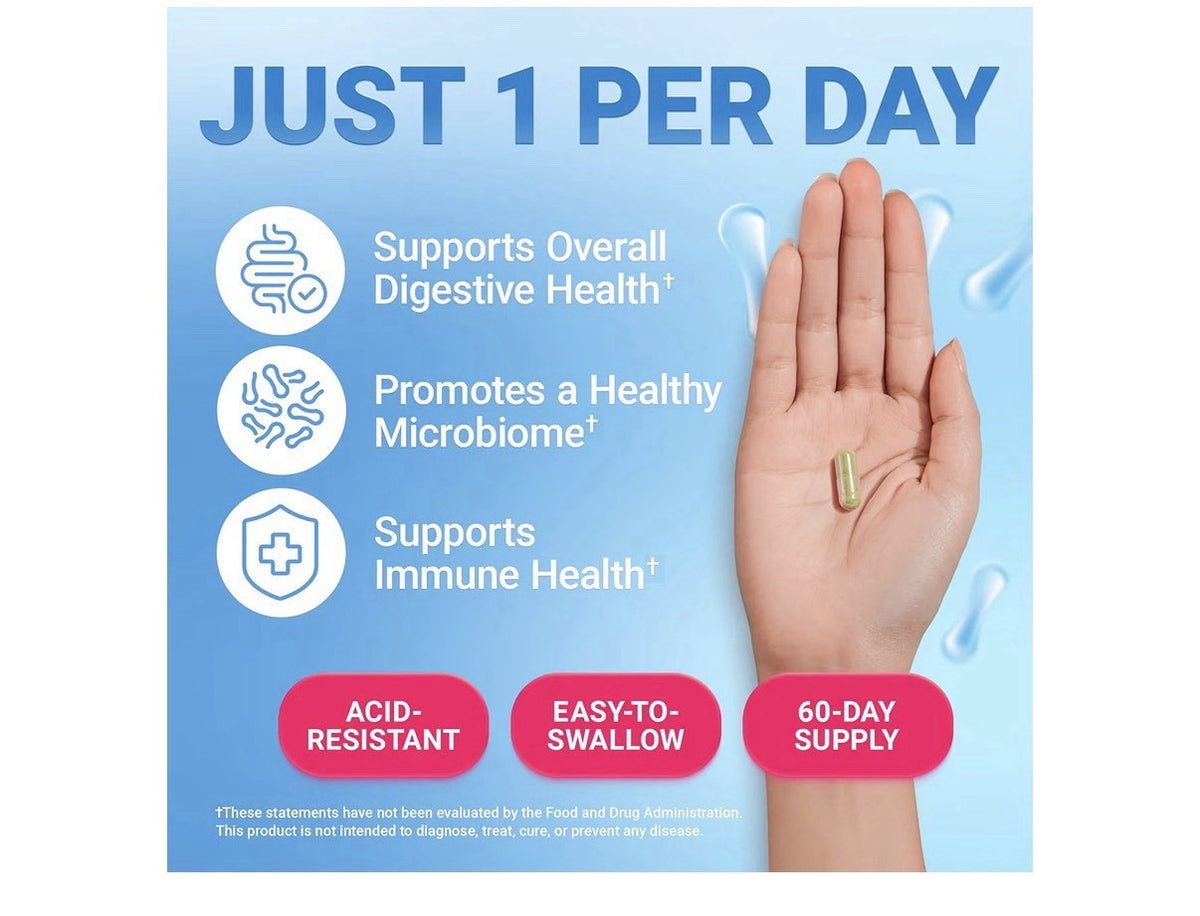 Dr. Berg Probiotics Probiotic Blend 60 Billion CFUs  For Digestive Health 60caps