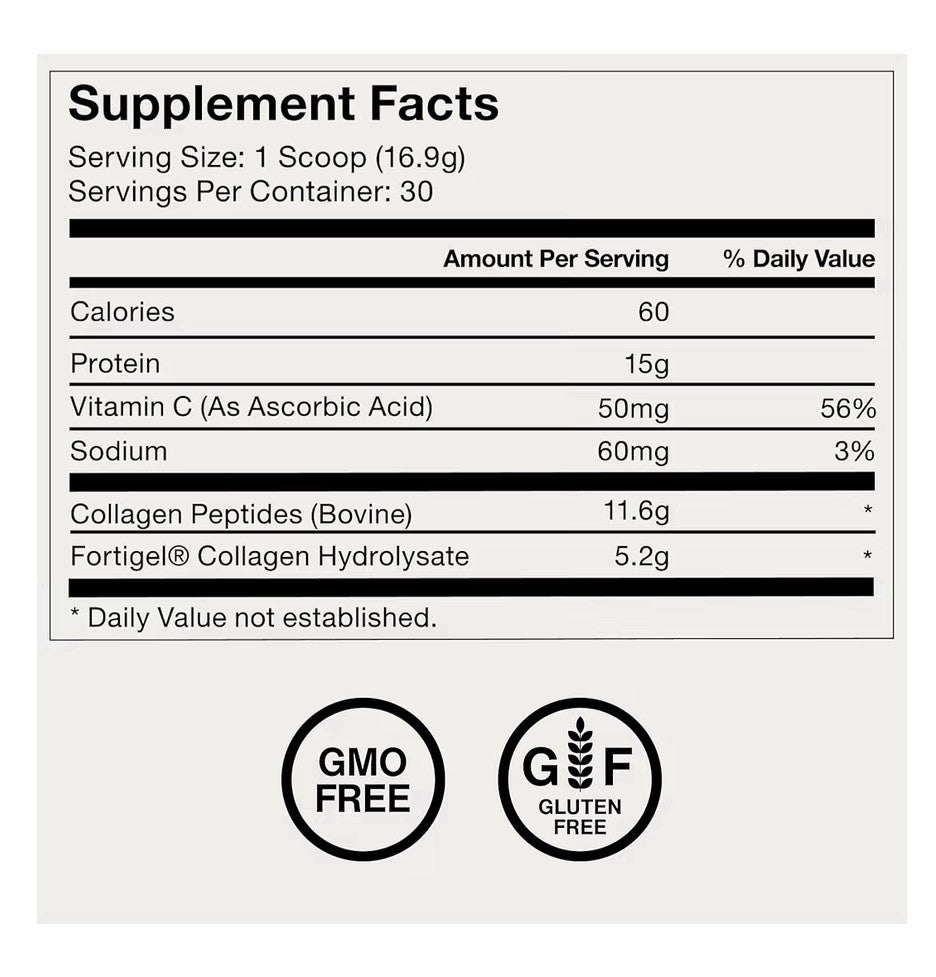 Momentous Collagen Peptides Joint & Bone Health Soft Tissue Support 507g Powder