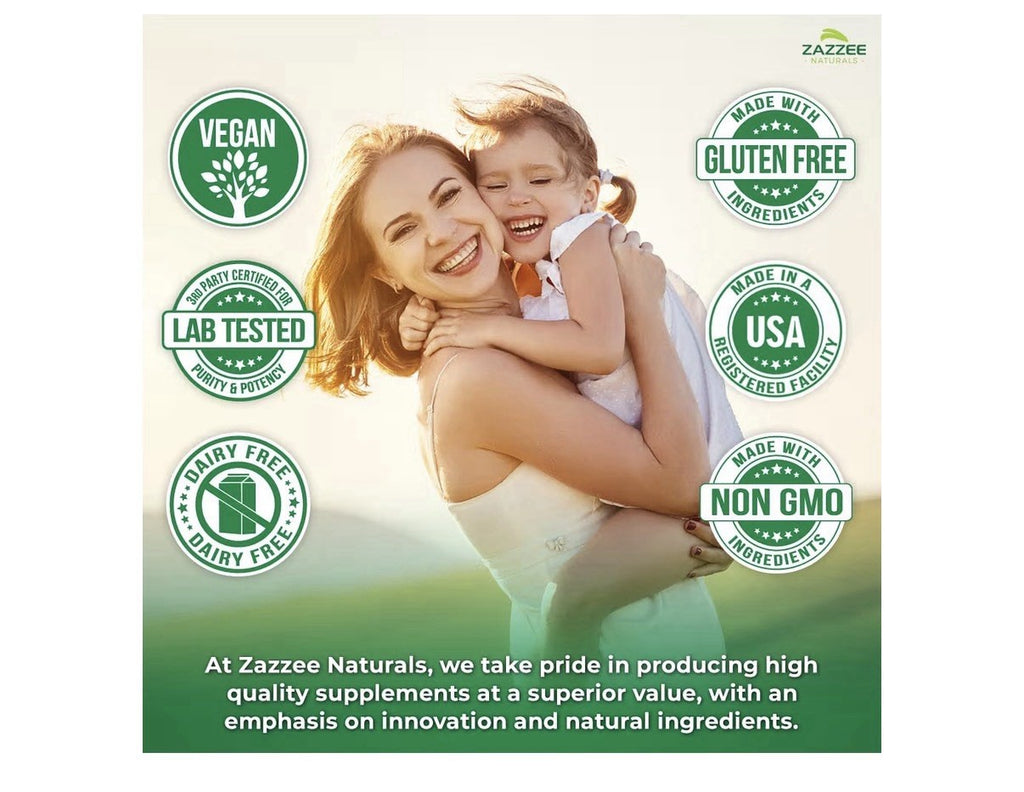 Zazzee Fenugreek Extra Strength Healthy Lactation Overall Health Wellbeing 120ca