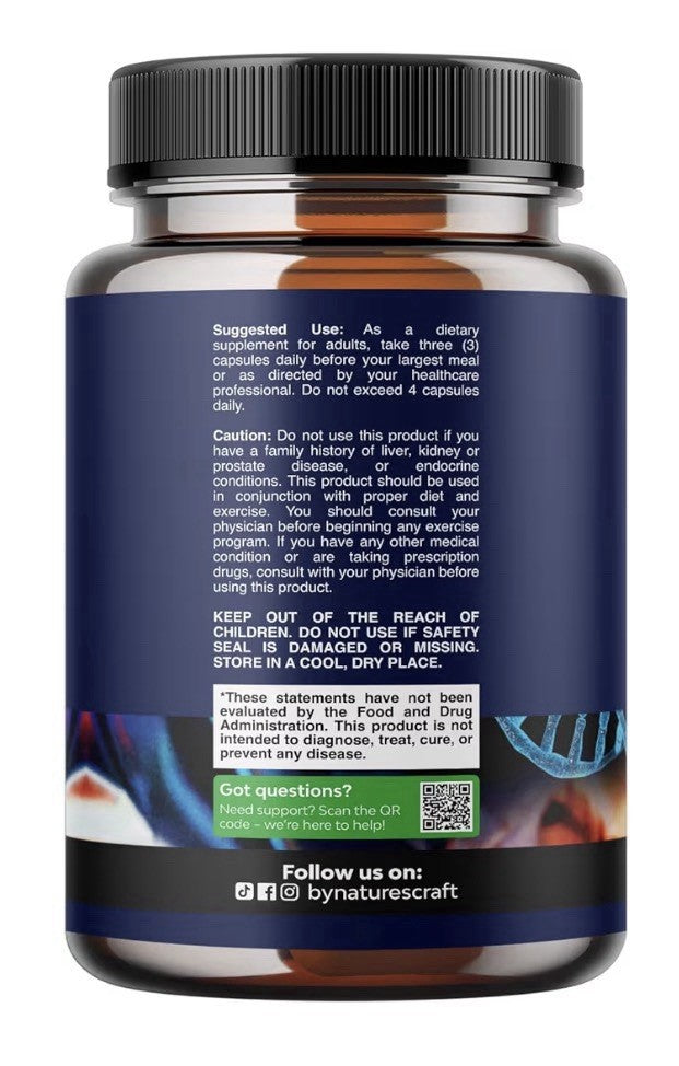 Natures Craft Male Fertility Support Semen Volume Booster Enhance Mobility 270ca