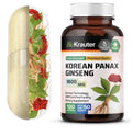 BIO KRAUTER Korean Panax Ginseng Focus Energy Performance Support 100 Capsules