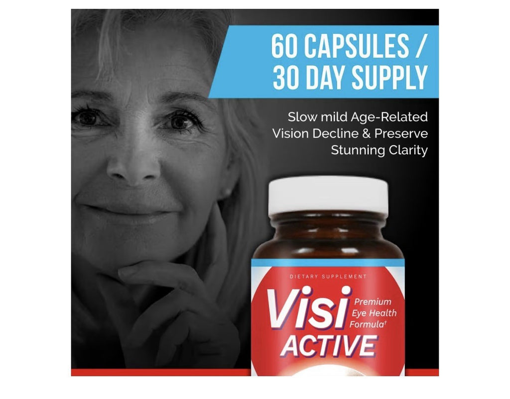 VisiActive Eye Health Formula Vision Support Supplement 3 Packs Total 180capsule