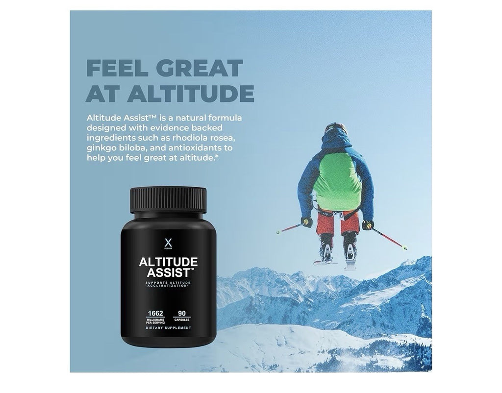 HUMANX Altitude Assist Support Altitude Acclimatization Sickness Prevention 90ca