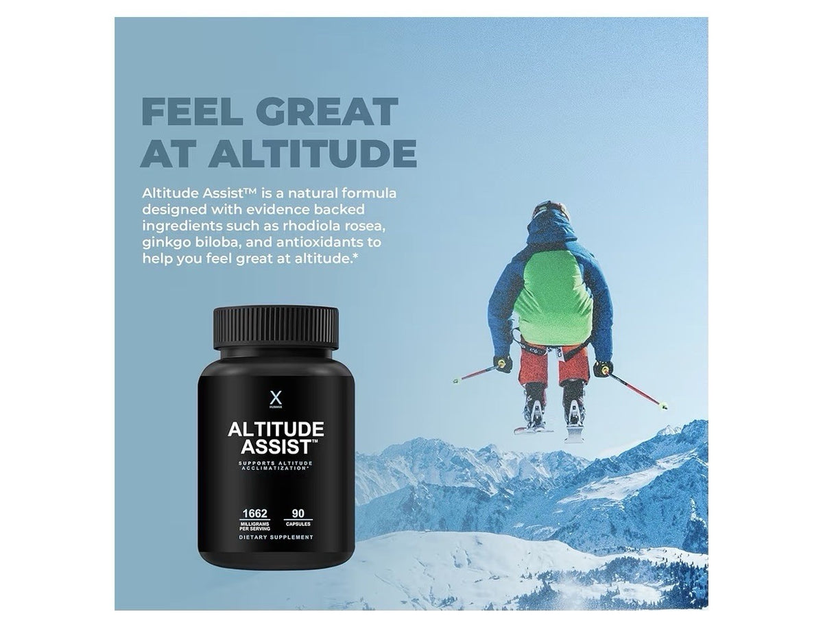 HUMANX Altitude Assist Support Altitude Acclimatization Sickness Prevention 90ca