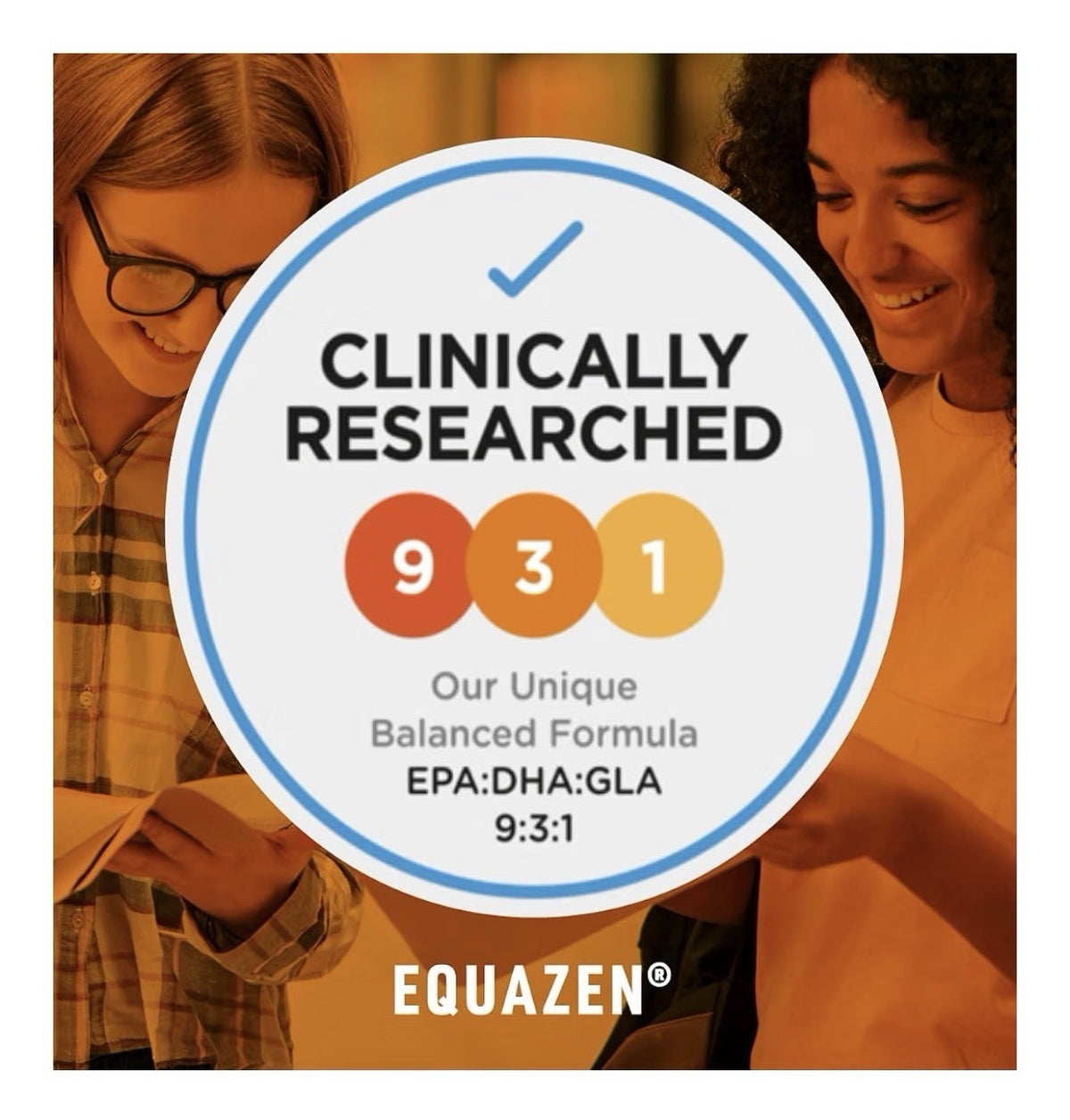 Equazen Omega 3 Omega 6 Supports Brain Function For 3+ Years 180 Chewable Caps